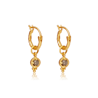 Ananda Soul - Dreamseed Earrings - Labradortie - Gold